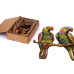 Figurowa drewniana puzzle Papugi faliste