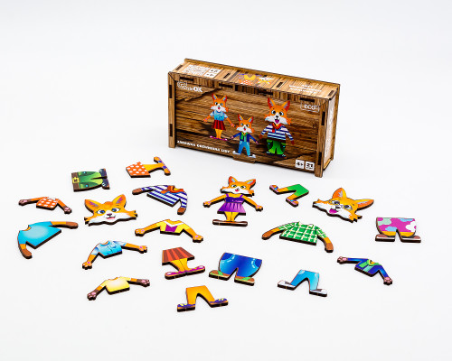 Zabawka dla dzieci Lisy dla dzieci w wieku od 3 lat